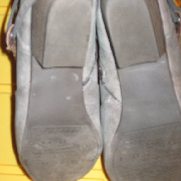 Payless Puma Gray Strappy Studded Ankle Boots Women's Size 8 - Picture 5 of 6